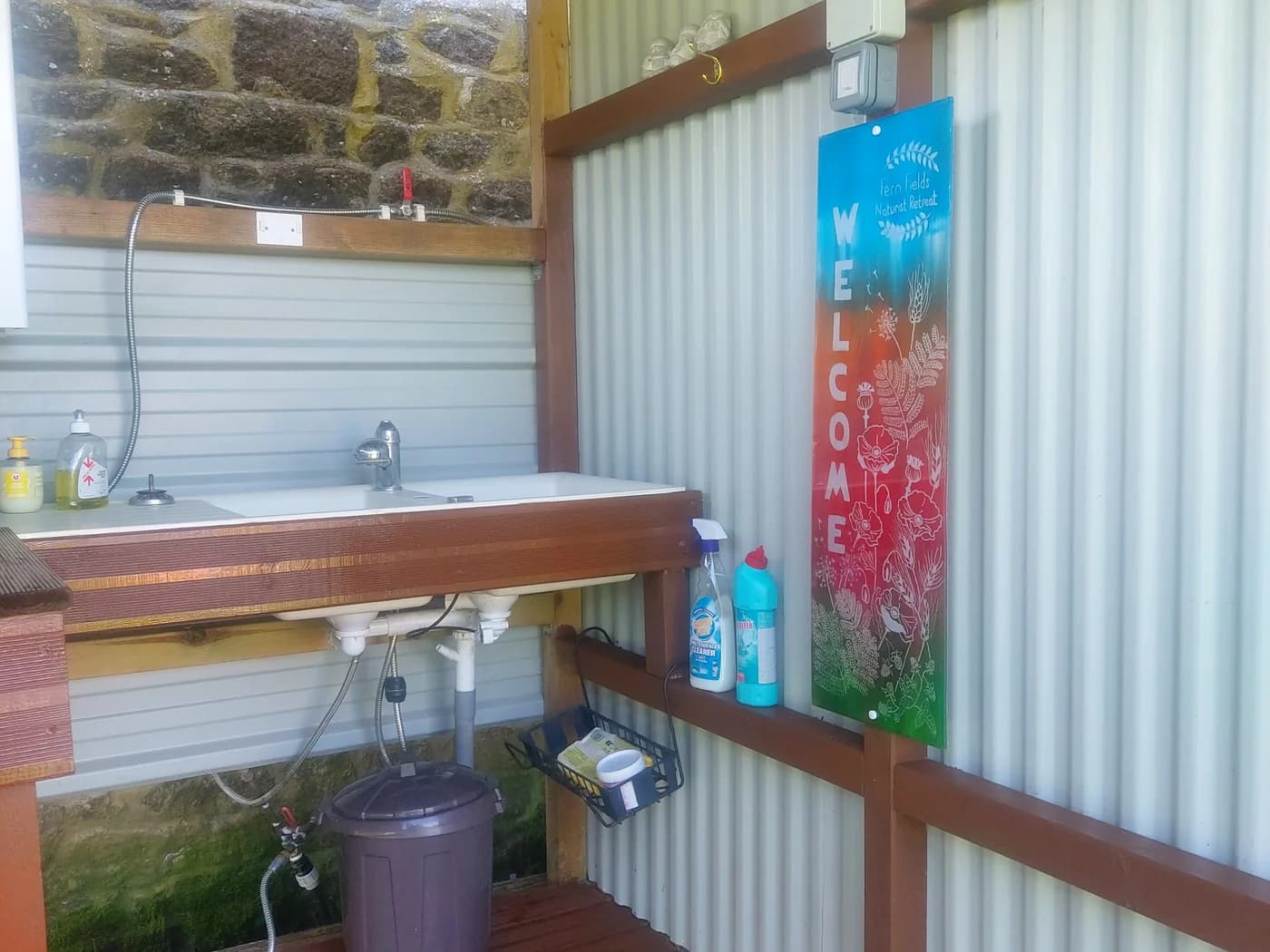 Washing area